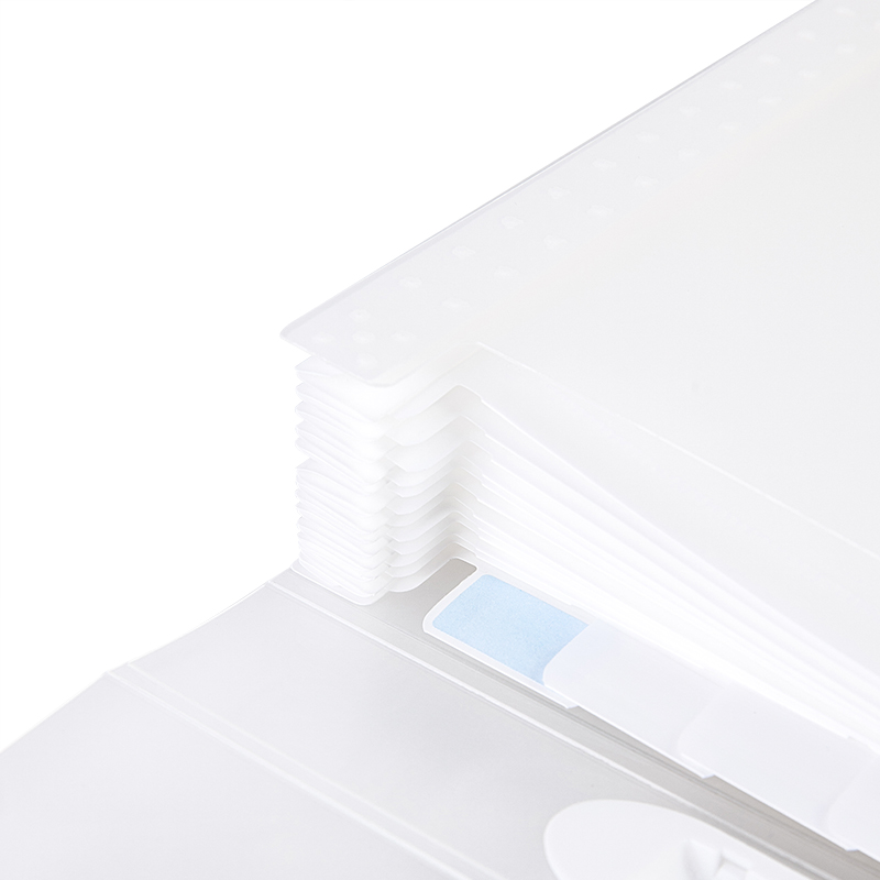 得力72508 风琴包 混色